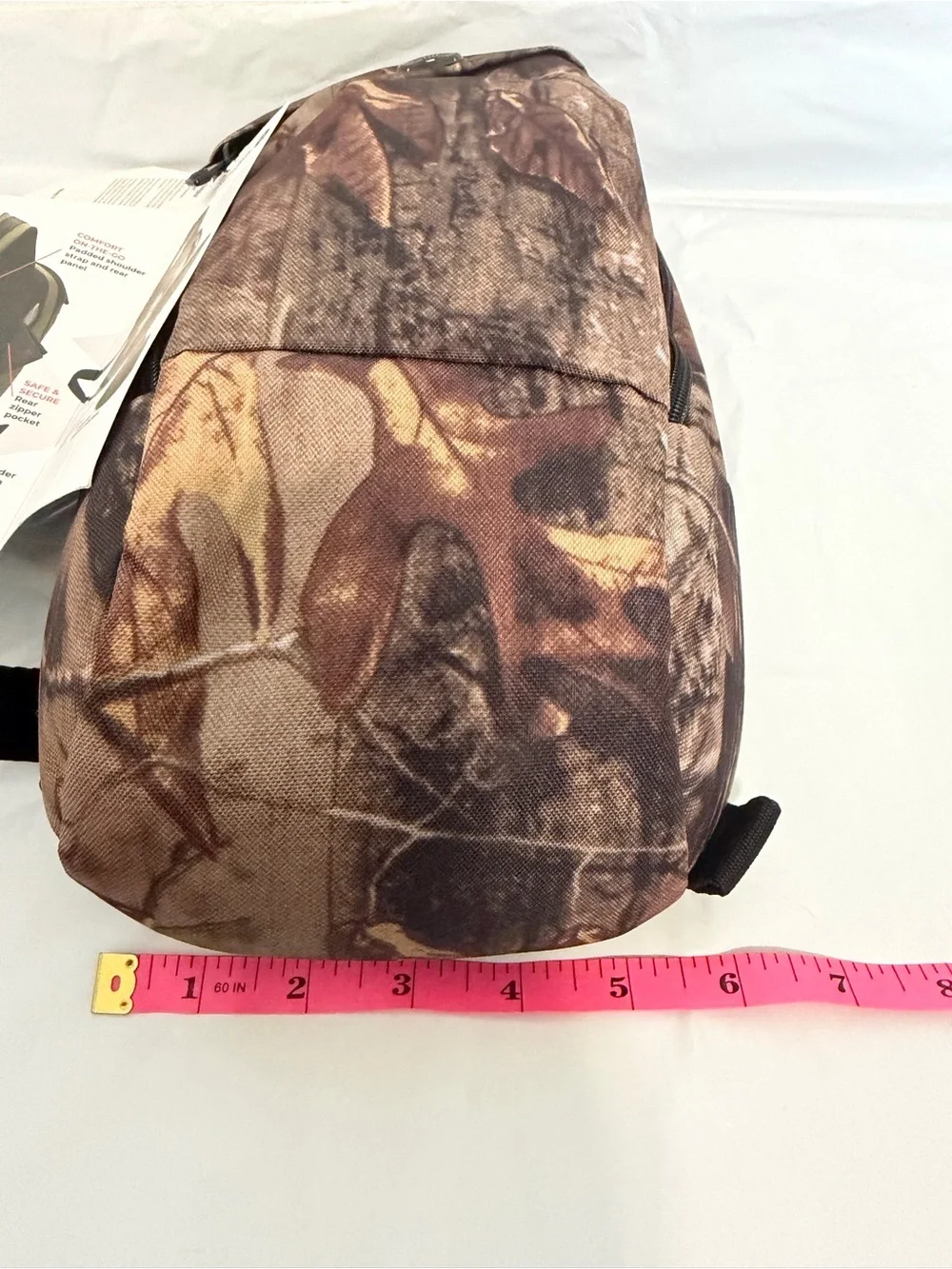 Camouflage Sling Crossbody Bag - Brown Camo Casual Carry